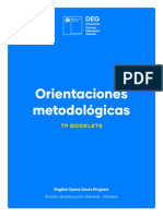 Orientaciones Metodológicas TP Booklets