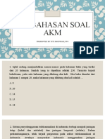 Pembahasan Soal Akm