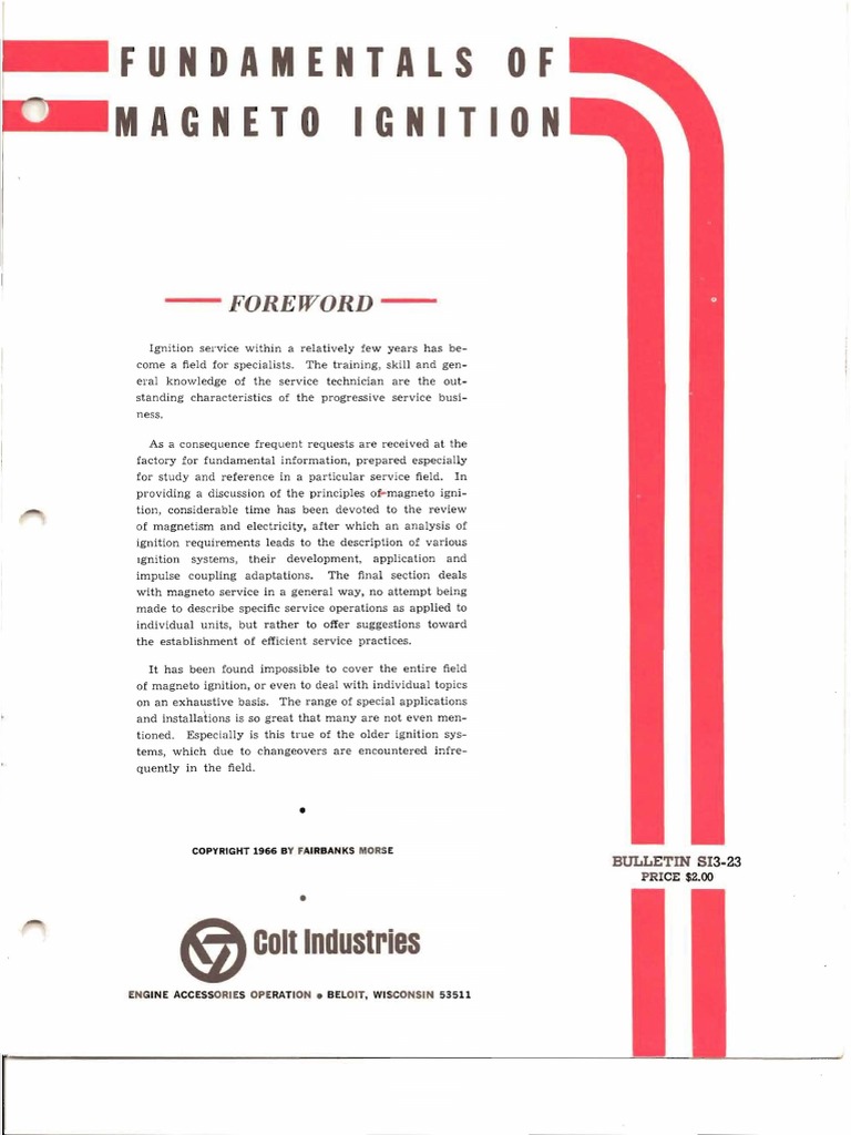 Fundamentals & Ignition Req (122) PDF Ignition System