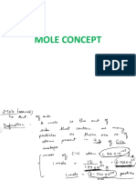Mole and Atomic Model
