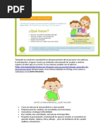 Teniendo en Cuenta Las Características Del Pensamiento de Las Personas Con Autismo