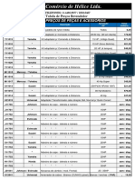 Lista Pecas e Acessórios 2021 MFX