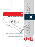 Q2 Series Spring Return Actuators: Install-Operate-Maintain