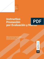 Instructivo Promoción Por Evaluación y Mérito - Ascenso Vertical