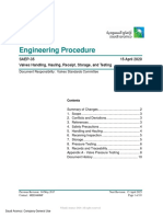 SAEP-35 Valves Handling, Hauling, Receipt, Storage, and Testing-15 April 2020