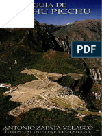 Guía de Machu Picchu - ANTONIO ZAPATA VELASCO