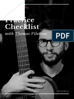 7 Day Practice Checklist: With Thomas Viloteau