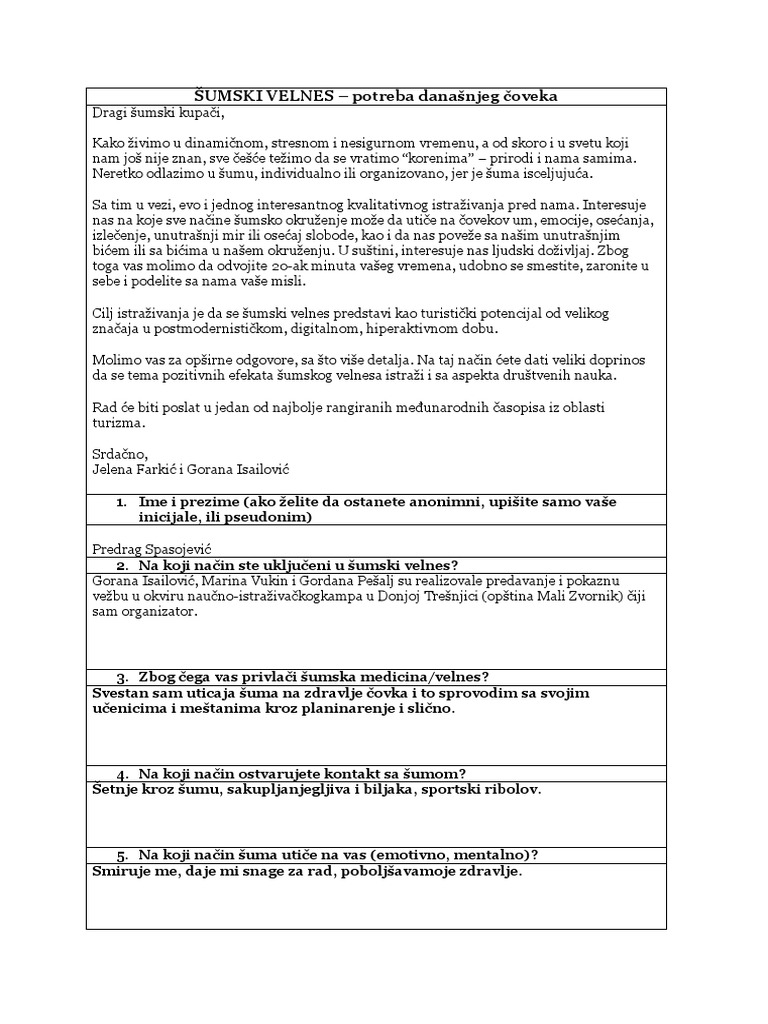Šumski Velnes | PDF