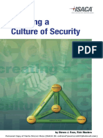 Creating A Culture of Security WCCS 3may2011