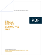 A Platform To Digitalize and Analyze Power Network.: Single Feeder Summary & MAP