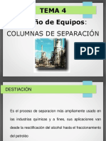 Diseño de columnas de destilación