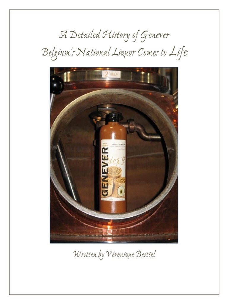 A Detailed History of Genever PDF Gin Alcoholic Drinks