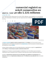 La Balanza Comercial... Exportaciones, Importaciones