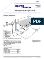 Instalación de Inyectores de Vapor Tipo IN