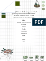 Nameand Surnames: (AC-S11) Week 11 - Task: Assignment - What's Your Daily Routine?