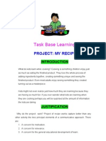 Task Base Learning: Project: My Recipe