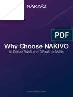 Why Choose Nakivo: To Deliver Baas and Draas To Smbs