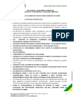 Lista completa documentos exigidos licença ambiental saúde
