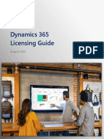 Dynamics 365 Licensing Guide - Aug 2022