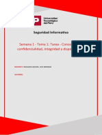 Semana 1 - Tema 1 Tarea - Conceptos de Confidencialidad, Integridad y Disponibilidad