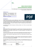 CAT Nº: 1504: Indole Nitrate Medium (Trypticasein Nitrate Medium)