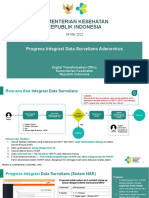 Rencana Dan Progress Alur Integrasi Data Surveilans Adenovirus