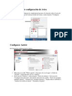Configuración de Avira