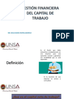 Gestión Financiera Del Capital de Trabajo