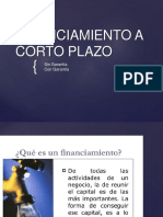 Financiamiento A Corto Plazo