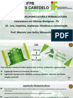 10 - Leis, Impactos, Mudanças Climáticas e Conservação