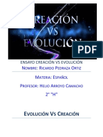 Creacion Vs Esvolucion