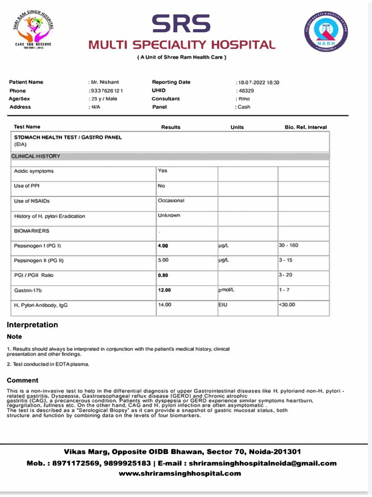 Multi Speciality Hospital Mr Nishant Pdf Indigestion