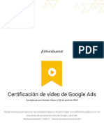 Certificación de video de Google Ads _ Google