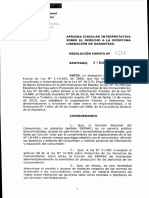 CIRCULAR INTERPRETATIVA SOBRE EL DERECHO A LA OPORTUNA LIBERACIÓN DE GARANTÍAS