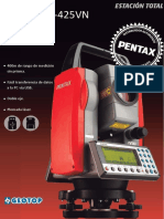 Brochure Estación Total Pentax R-425Vn