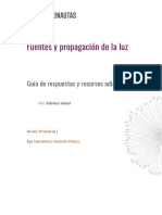 Fuentes y Propagación de La Luz - Guía de Respuestas y Recursos_primer Ciclo_Fenomenautas