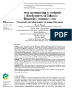 Ahmed, dkk (2019) Diverse accounting standards on disclosures of Islamic financial transactions