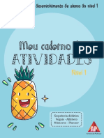 Apostila Meu Caderno de Atividades - Nível 1 - 3 e 4 Anos (Salada de Frutas)