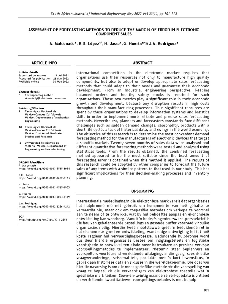 Forecasting Methods | Download Free PDF | Forecasting | Regression Analysis