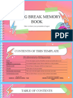 Spring Break Memory Book by Slidesgo