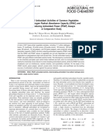 Antioxidant Activities of Common Vegetables 2002