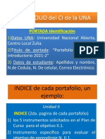 Presentacion Del INDICE en Cada Trabajo Del CI