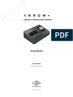 Thunderbolt 3-Powered Audio Interface: Arrow Manual