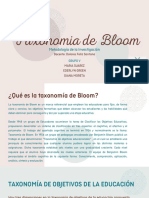 Unidad 3 TAXONOMIA DE BLOOM