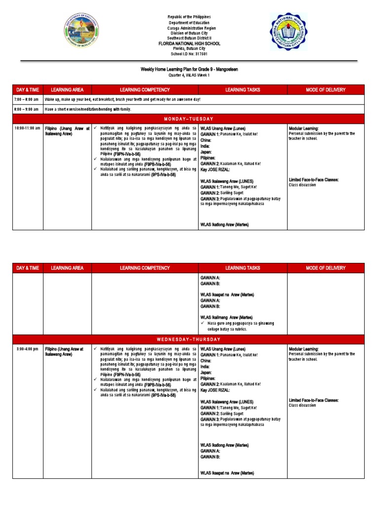 Filipino WHLP | PDF