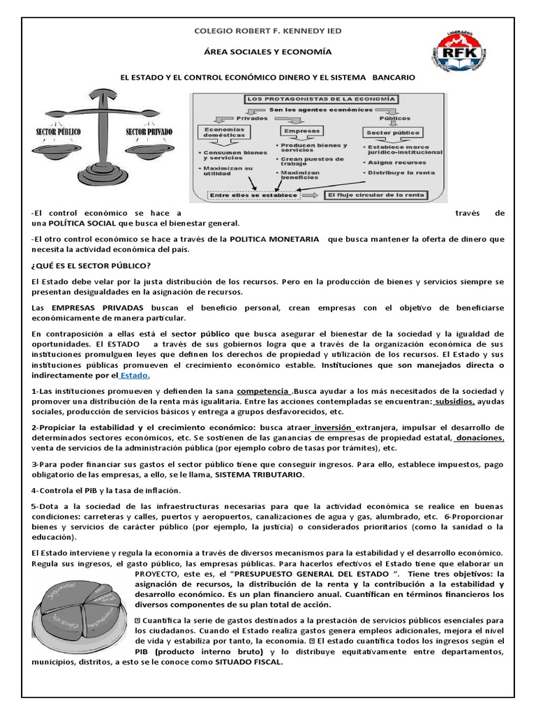 El Estado y El Control Económico Dinero y El Sistema Bancario | PDF ...
