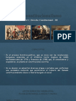 El constitucionalismo: antecedentes históricos y revoluciones burguesas