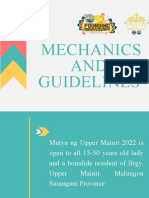 Mechanics and Guidelines