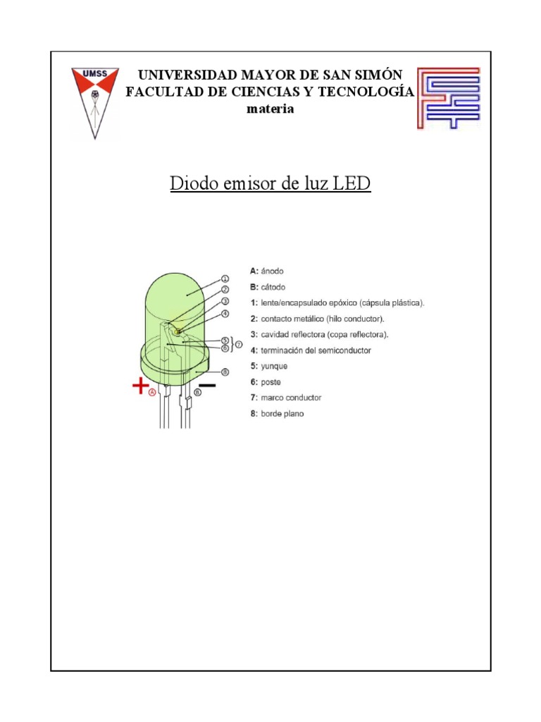 Diodo Emisor de Luz LED: Introducción | PDF