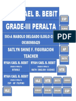 Ryan Cael B. Bebit Grade-Iii Peralta: Satlyn Shine F. Figuracion Teacher